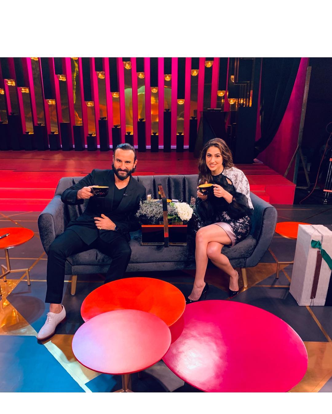Psst We Ve The First Glimpse Of What S Brewing In This Season S Koffee With Karan Saif ali khan and sara ali khans6 e518 nov 2018. charmboard