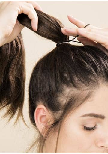 Get Lisa Ray Brushed Back High Bun Hairstyle In Goodtimes Lisa