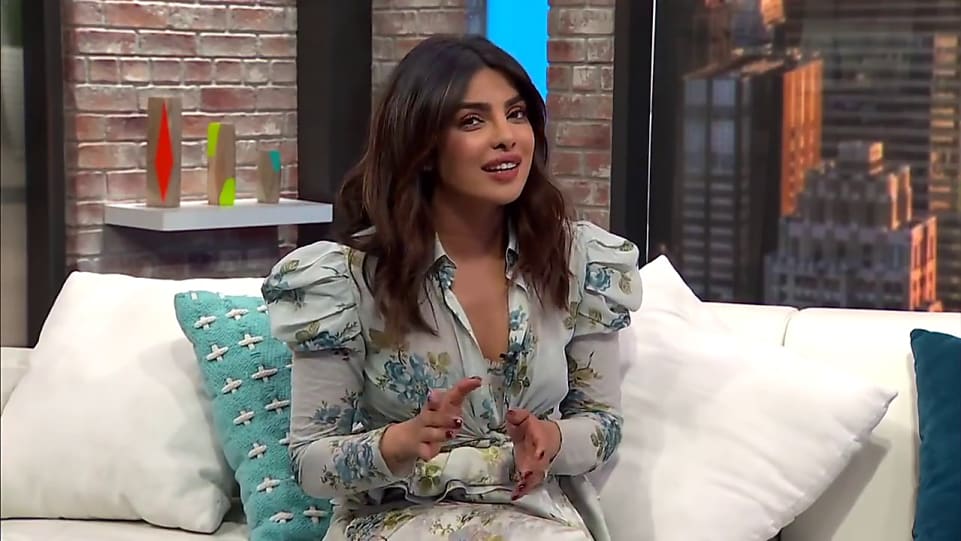 Get Priyanka Chopra Beachy Short Wavy Center Part Hairstyle In