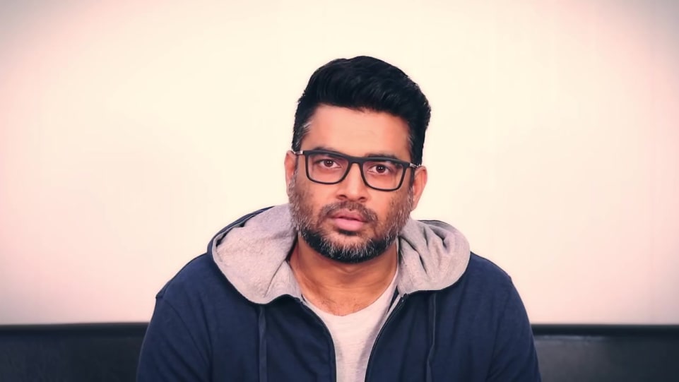 Celebrity Hairstyle of R. Madhavan from Smile With The Amazon Prime Family,  Amazon Prime Video, 2018 | Charmboard