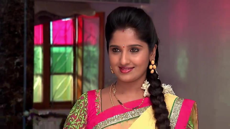 Get Meghana Lokesh Puffy Long Braids Hairstyle In Kalyana