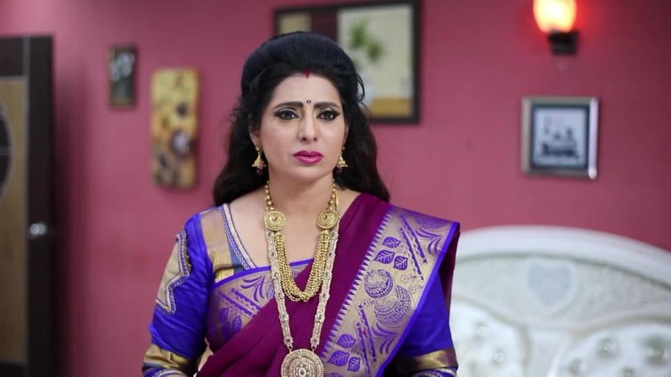 Priya Raman Celebrity Style In Sembaruthi Episode 414 2019 From Episode 414 Charmboard Vasantha kala paravai song : saree
