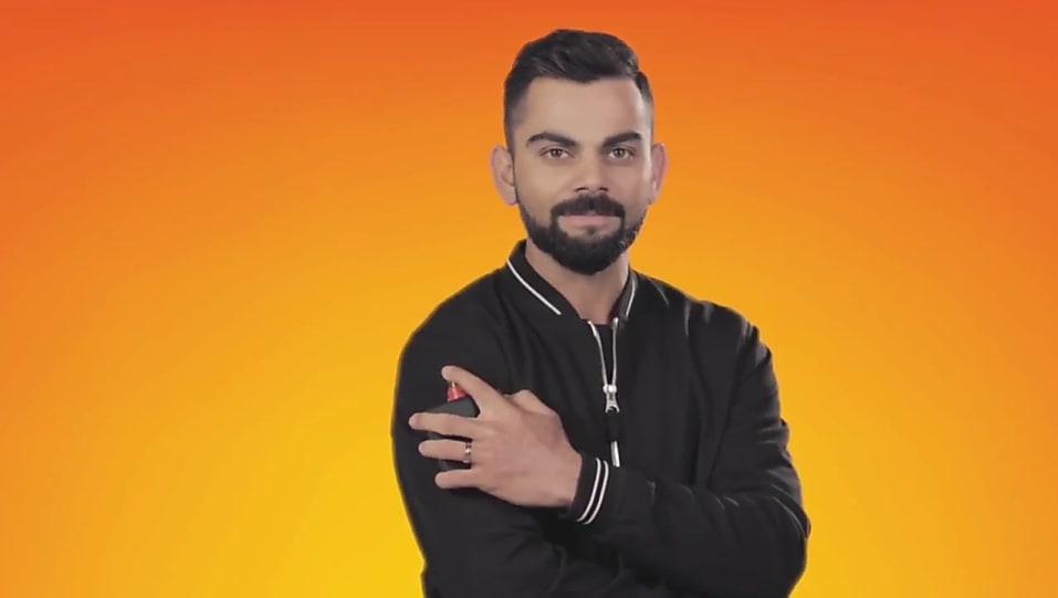 Get Virat Kohli Hair Hairstyle In Scentials World Commericial