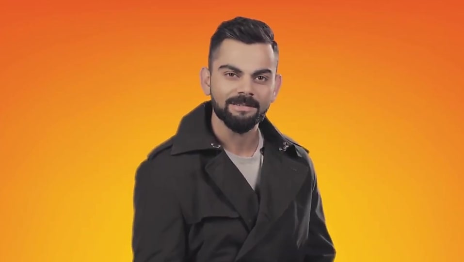 Get Virat Kohli Hair Hairstyle In Scentials World Commericial