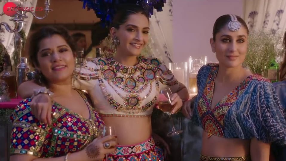 Sonam Kapoor In Purple Skirts Outfit Celebrity Clothing Charmboard Bhangra ta sajda i zumba fitness choreography. charmboard