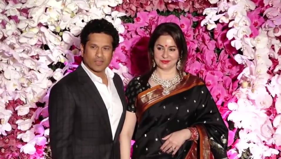 Anjali Tendulkar In Black Saree Outfit Celebrity Clothing Charmboard Anjali tendulkar | $ 0. saree