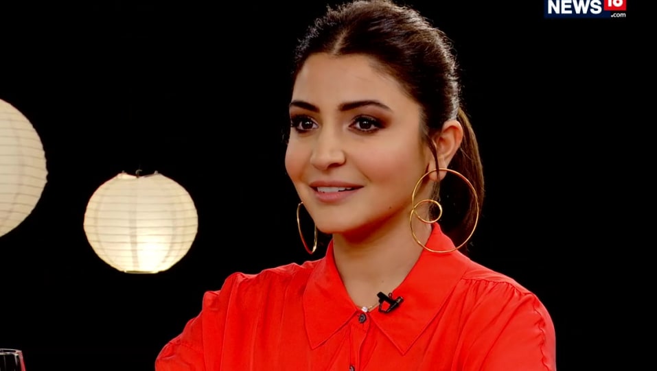 Celebrity Hairstyle of Anushka Sharma from The Actresses Roundtable,  Bollywood Roundtable Exclusive, 2018 | Charmboard