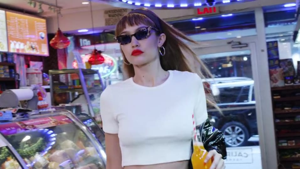 Celebrity Makeup Of Gigi Hadid From Gigi Hadid For Vogue Eyewear 2019 Collection Vogue Eyewear 2019 Charmboard
