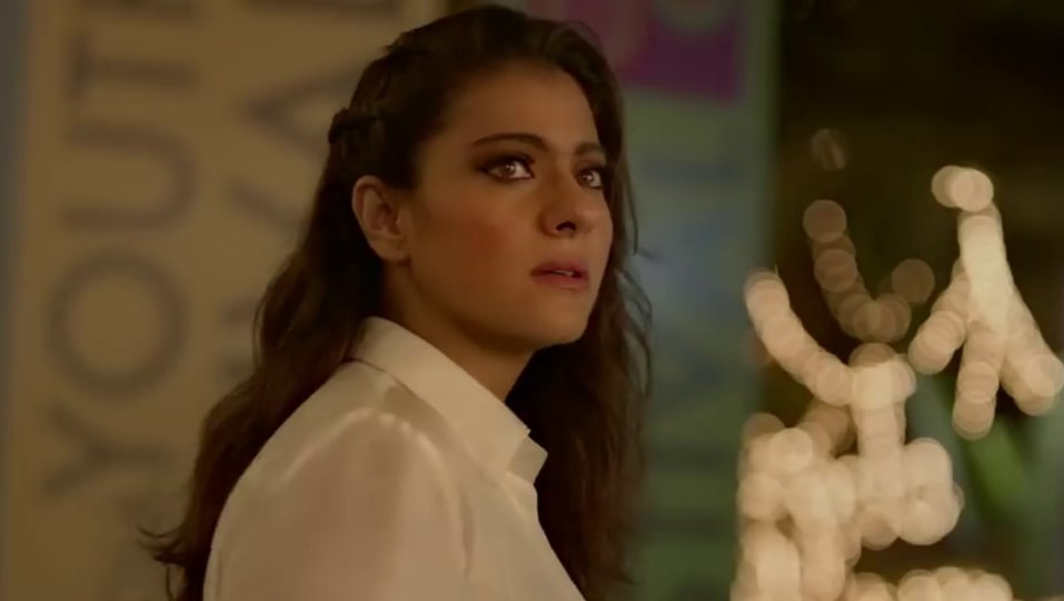 Kajol Celebrity Style In Offical Trailer Helicopter Eela 2018 From Offical Trailer Charmboard Releasing on 12th october 2018. charmboard