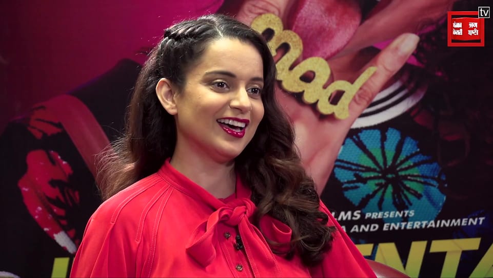 Get Kangana Ranaut Braided Wavy Hair Hairstyle In Punjab Kesari Tv