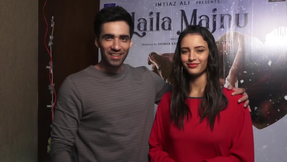 Tripti Dimri In Red Gown Outfit Celebrity Clothing Charmboard Laila majnu music review 18 september 2018 | bollyspice. gown