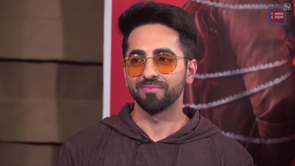 Celebrity Hairstyle of Ayushmann Khurrana from Starcast Exclusive  Interview, AndhaDhun, 2018 | Charmboard