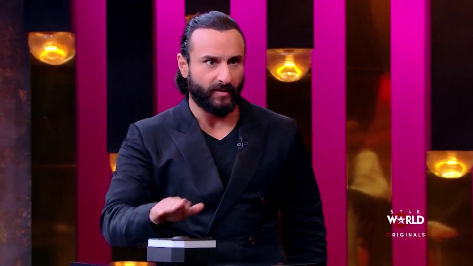 Saif Ali Khan Celebrity Style In Koffee With Karan Saif Ali Khan And Sara Ali Khan Star World 2018 From Koffee With Karan Saif Ali Khan And Sara Ali Khan Charmboard Father and daughter duo, saif and sara ali khan, were the latest guests on this season of koffee with karan, and they gave us a look into their fairly unique (and hilariously candid) relationship. charmboard