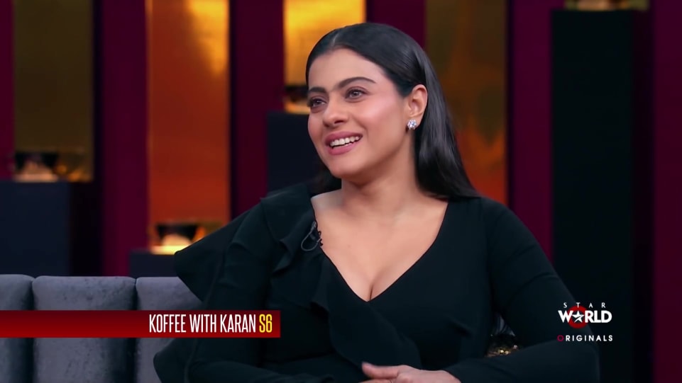 Kajol - Celebrity Style in koffee With Karan Kajol and Ajay Devgn Star  World, 2018 from Koffee With Karan Kajol And Ajay Devgn. | Charmboard