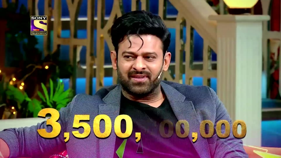 Celebrity Hairstyle of Prabhas from The Kapil Sharma Show, SET India, 2019  | Charmboard