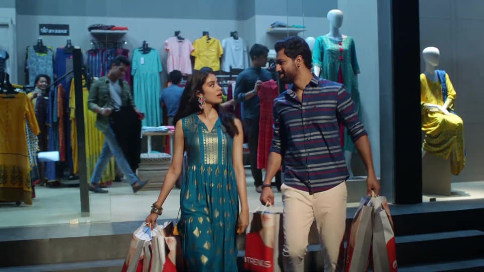 Vicky Kaushal Blue Shirt And Beige Trouser Look Pujo Collection Vicky Kaushal Blue Shirt And Beige