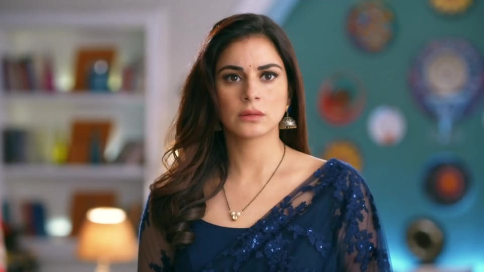 shraddha arya blue dress