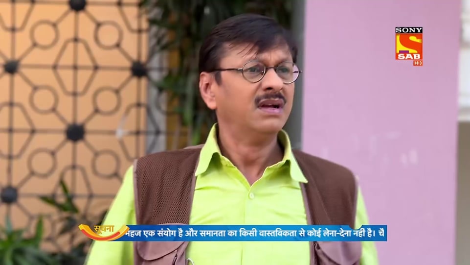 Shyam Pathak Black Watch Matching With Look From Promo Taarak
