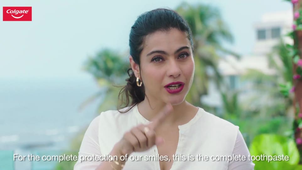 Celebrity Hairstyle of Kajol from Colgate Vedshakti Complete Protection in  30s , Colgate India, 2018 | Charmboard