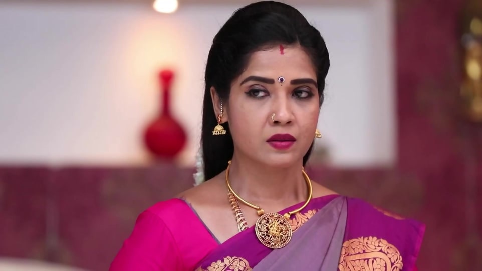 Oorvambu Lakshmi Celebrity Style In Sembaruthi Episode 802 From Episode 802 Charmboard Oorvambu Lakshmi Celebrity Style In Sembaruthi Episode 802 From Episode 802 Charmboard