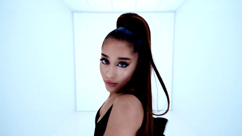 Get Ariana Grande Sleek High Ponytail Hairstyle In Vogue India