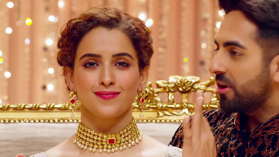Sanya Malhotra Celebrity Style In Morni Banke Badhaai Ho 2018 From Morni Banke Charmboard In this movie, ayushmann khurrana is playing a leading role as nakul kaushik and sanya malhotra as sweety sharma. blouse