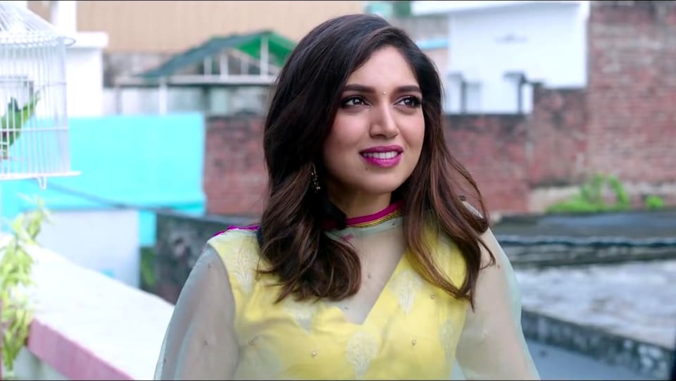 Celebrity Hairstyle Of Bhumi Pednekar From Tu Hi Yaar Mera Pati Patni Aur Woh 2019 Charmboard With kartik aaryan, bhumi pednekar, ananya panday, aparshakti khurana. kurti