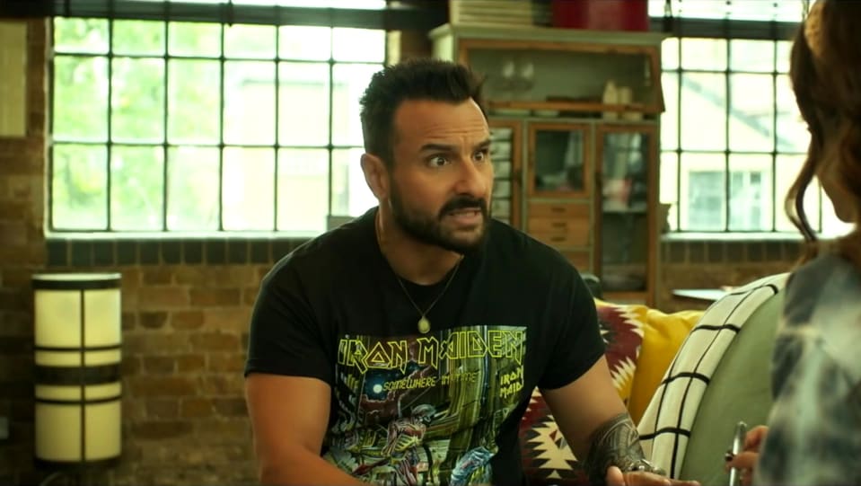 Saif Ali Khan In Black Tees Outfit Celebrity Clothing Charmboard Anyways, it's observed all around the world that androgynous looks (masculine + feminine mixture) are desired the most. necklace