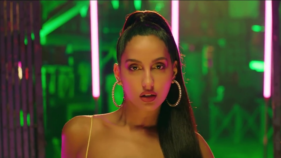 Celebrity Hairstyle of Nora Fatehi from Pepeta, single, 2019 | Charmboard