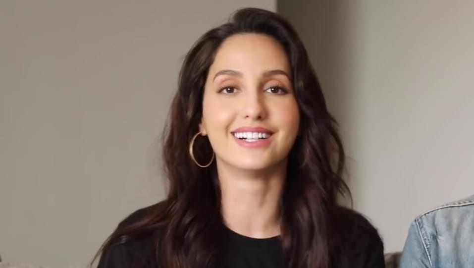 Celebrity Hairstyle of Nora Fatehi from Celeb spotting, Nora Fatehi, 2020 |  Charmboard