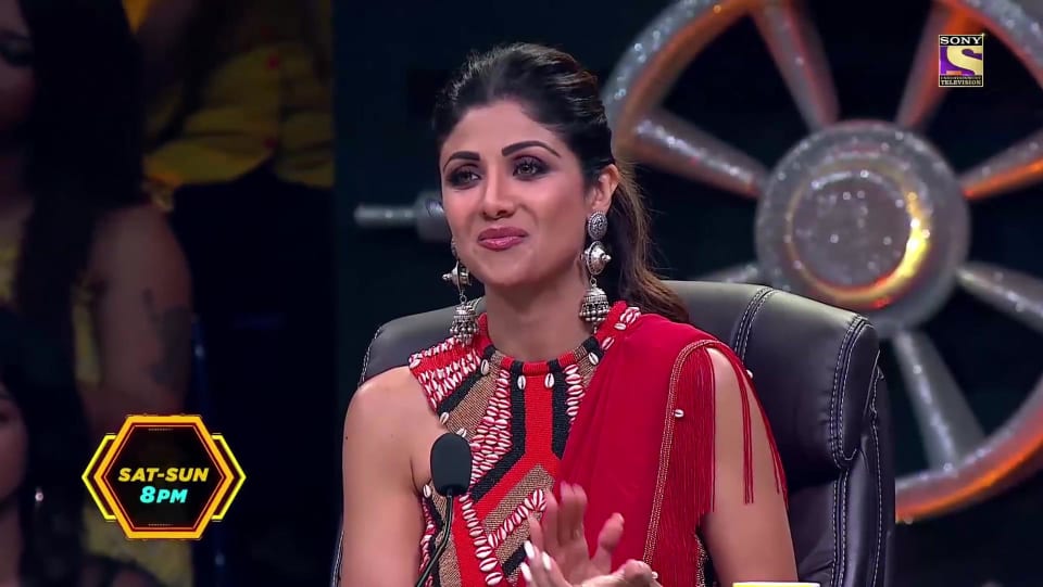 Shilpa Shetty Jewellery Accessories From Super Dancer Chapter 3 Set India 2019 Celebrity Jewellery Charmboard Shilpa shetty, anurag basu, geeta kapoor at the promotional event of their new show super dancer in mumbai. saree