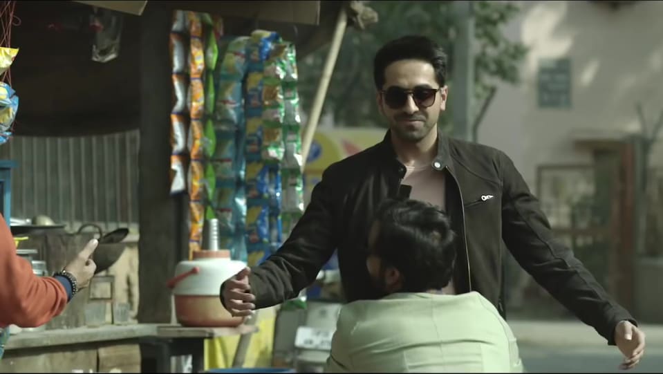 Ayushmann Khurrana Celebrity Style In Official Trailer Badhaai Ho 2018 From Official Trailer Charmboard Ayushmann khurrana, sanya malhotra, neena gupta, gajra rao, surekha sikri. jacket
