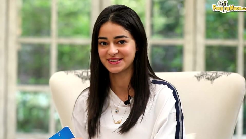 Celebrity Hairstyle of Ananya Pandey from Chunky Panday and Ananya Panday  play the What If game, PeepingMoon, 2019 | Charmboard