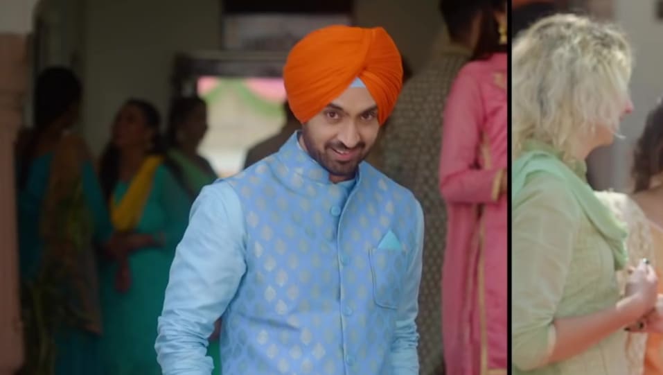 Diljit Dosanjh In Blue Kurtachuridarset Outfit Celebrity Clothing Charmboard The two have already begun the promotions of the film but in a unique style.