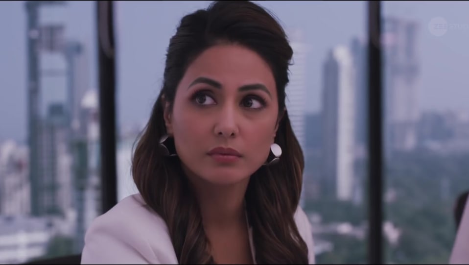 Hina Khan In White Blazer Outfit Celebrity Clothing Charmboard Your cardboard dress stock images are ready. dress