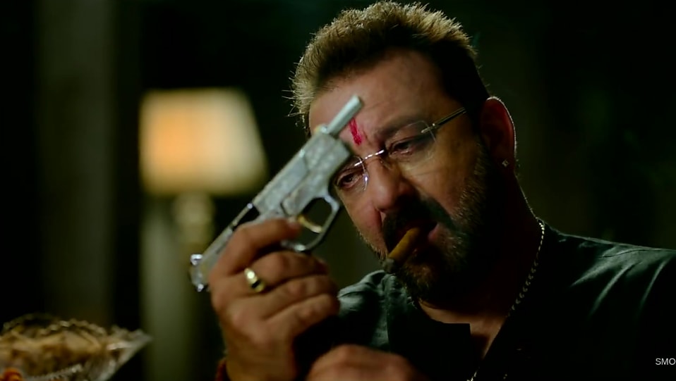 Sanjay Dutt Black Kurta And Black Dhoti Pants Look Official