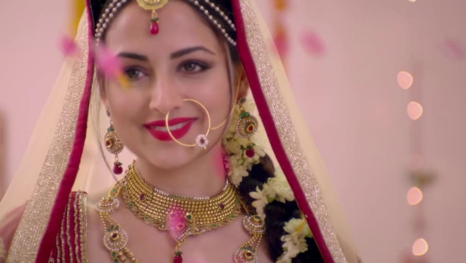 Zoya Afroz Jewellery Accessories From Wedding Song Sweetiee Weds Nri 2017 Celebrity Jewellery Charmboard Sweetiee weds nri 2017 indian movie movie size: lehengacholi