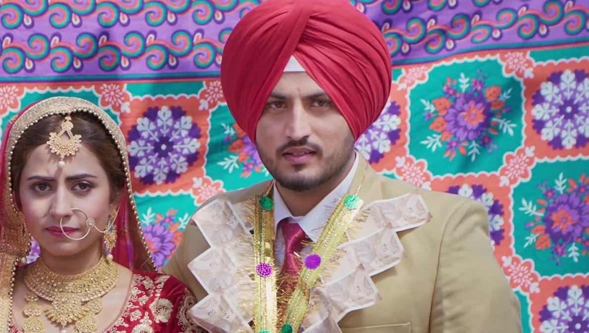 Gurnam Bhullar Celebrity Style In Surkhi Bindi Surkhi Bindi