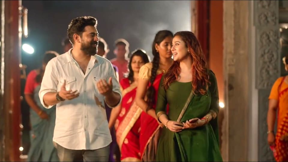 nayanthara in anarkali dress