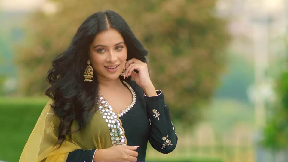 Sara gurpal black suit