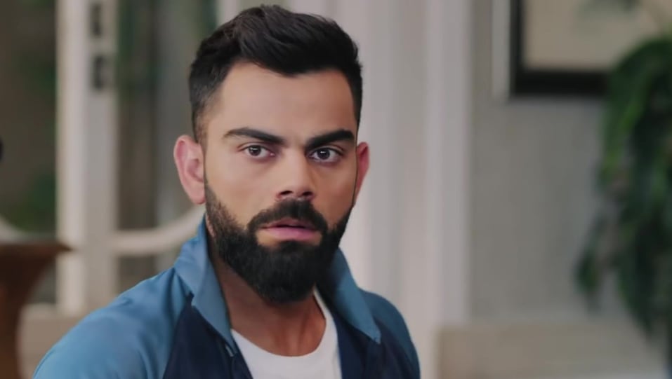 Celebrity Hairstyle of Virat Kohli from Commercial, Blue Star Limited, 2019  | Charmboard