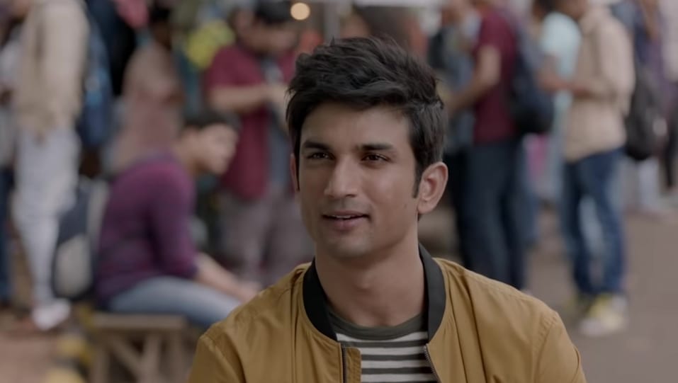 Celebrity Hairstyle Of Sushant Singh Rajput From Official Trailer Dil Bechara 2020 Charmboard