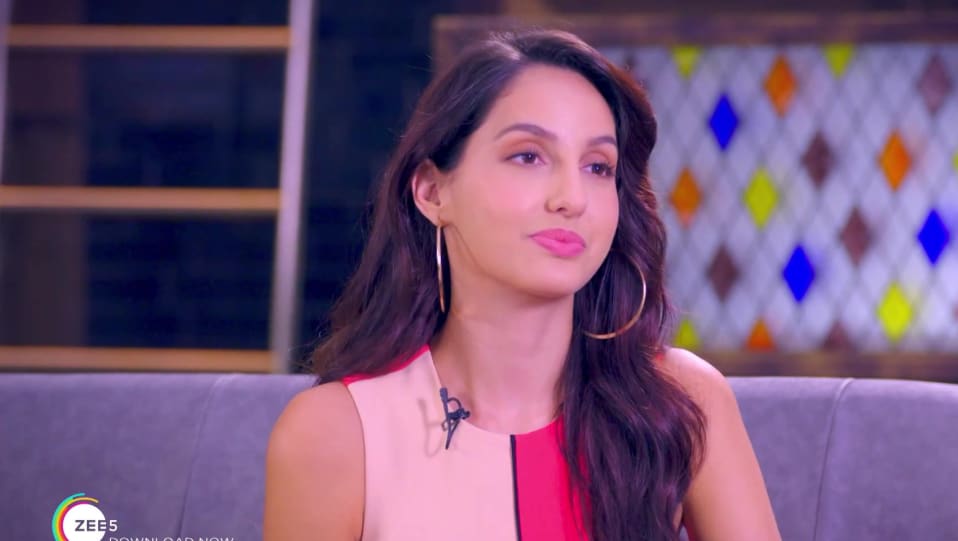 Nora Fatehi Celebrity Style In Interview Zee 5 2019 From Interview Charmboard W.dressroom dress & living clear perfume № 50 green apple 150 мл. dress