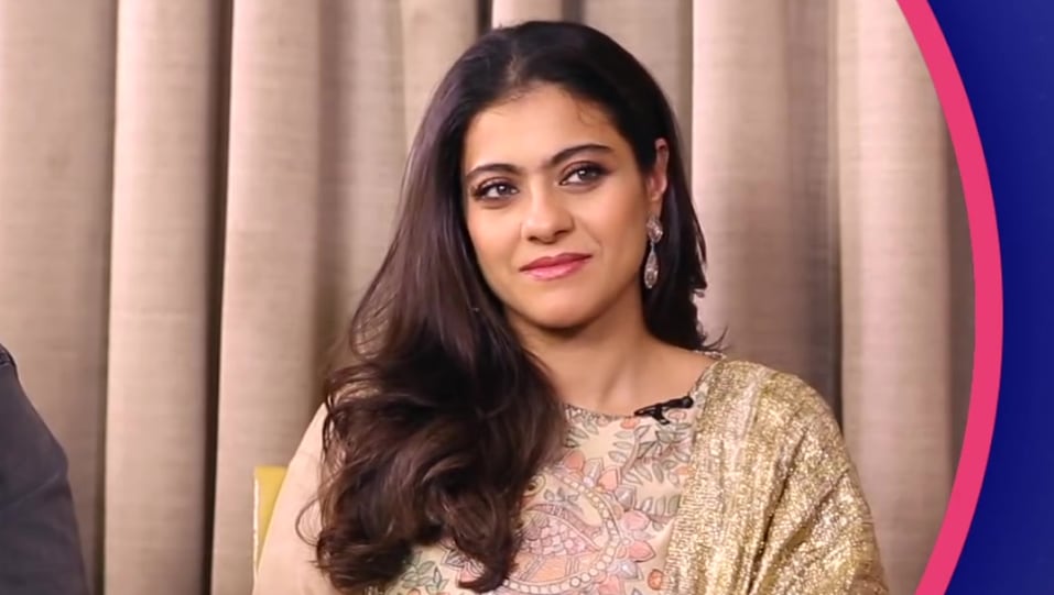 Celebrity Hairstyle Of Kajol From Interview Bollywood Hungama 2020 Charmboard Ajay devgan and kajol full interview | kickstart a little good campaign in mumbai : bra