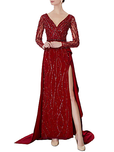 madhuri dixit red gown