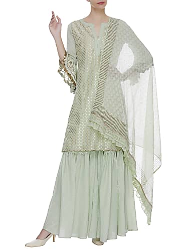 Mahira Khan In Multi Sharara Outfit Celebrity Clothing Charmboard Girls, dress up at least once every month for your mental health even if it's for no reason. sharara