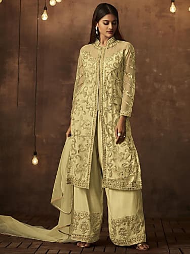 Diana Khan In Beige Suits Outfit Celebrity Clothing Charmboard Bahu begum online streams on yo desi. palazzo suit