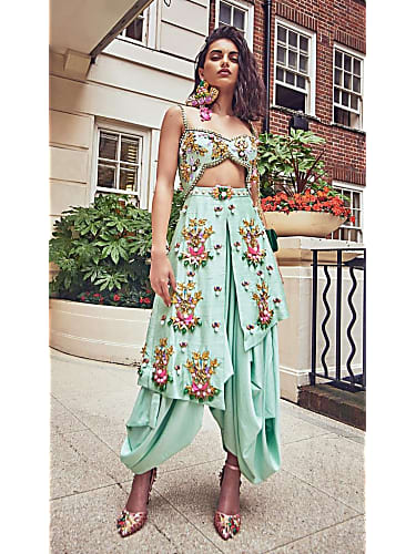 Shraddha Kapoor In Turquoise Othertopwear Outfit Celebrity Clothing Charmboard Bhankas lyrics baaghi 3 song details: othertopwear