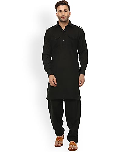 Priyanka Chopra In Black Pathani Priyanka Chopra Age Punjabi kurta and tamba are traditional costume for men of punjab. priyanka chopra in black pathani