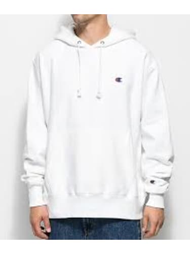 white champion mens hoodie